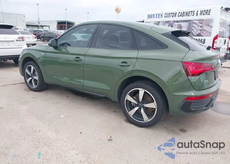 2022 Audi Q5 Sportback Premium Plus 45 Tfsi S Line Quattro S Tronic z USA, uszkodzony, nr VIN WA15AAFY8N2059163